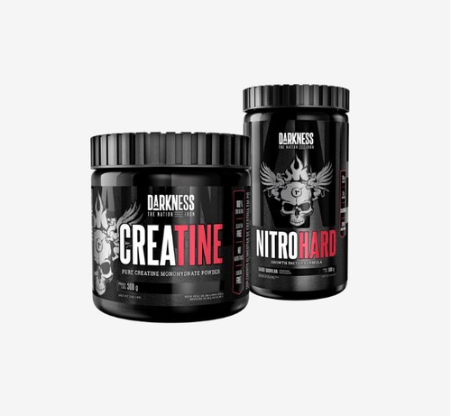 Pack Nitro Hard Morango 900g + Creatine Darkness 300g
