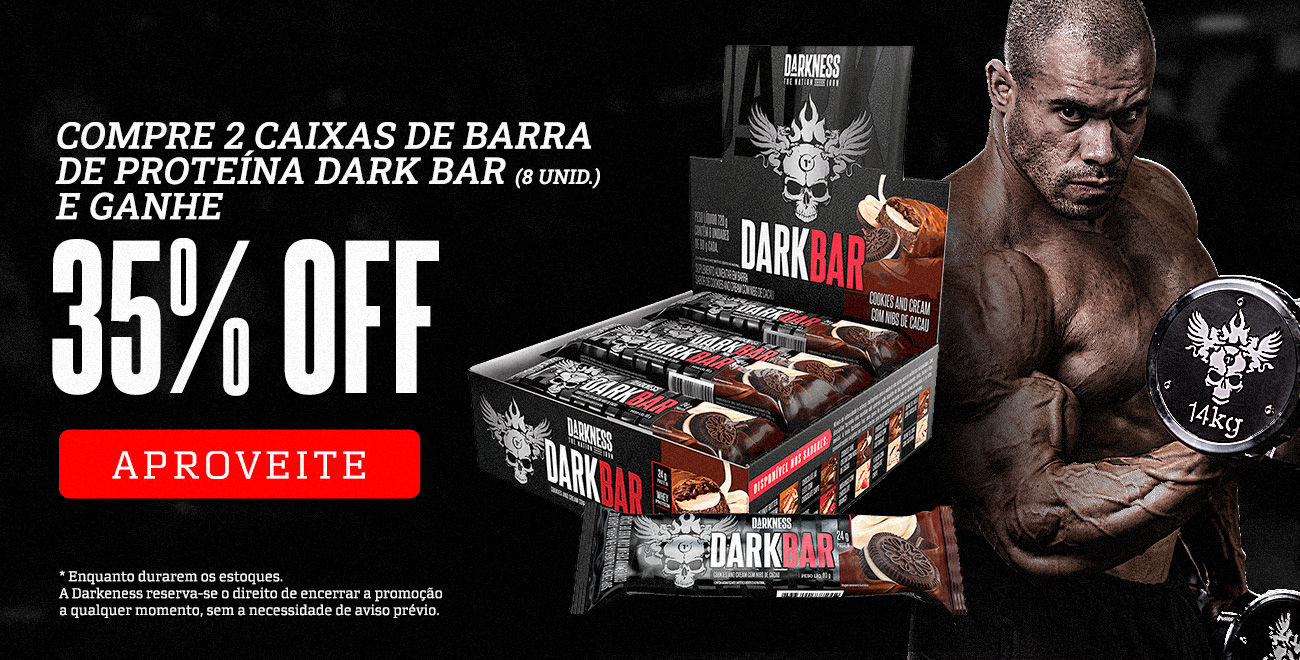 Compre 2 Dark Bar e ganhe 35% de desconto na 2ª Unidade